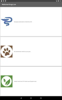 Medicine/Drugs List android App screenshot 2