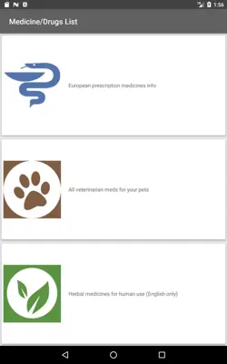 Medicine/Drugs List android App screenshot 3